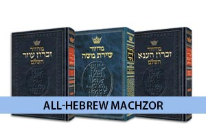All-Hebrew Machzor